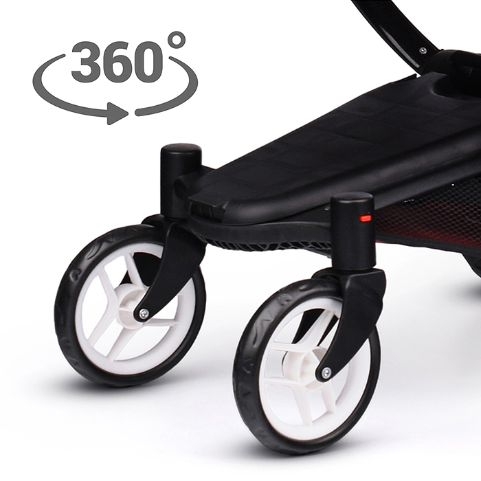 Коляска для кукол 9641 металлическая, регулируемая ручка, с корзиной, цвет розовый, в пакете