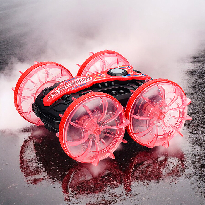 Машина 7723A-1 "Amphibious stunt car" на р/у, 27 MHz, в коробке