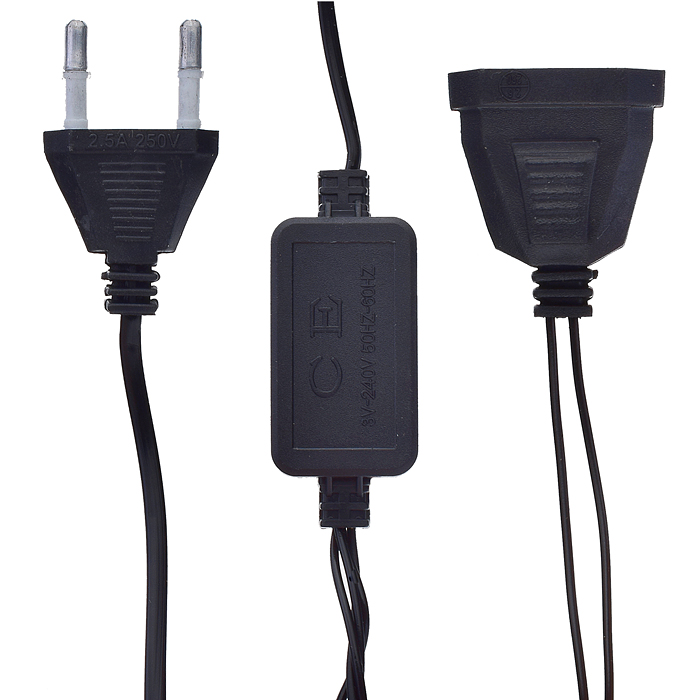 Электрогирлянда светодиодная Шарики матовые, 20 ламп, холодный