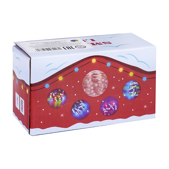 Электрогирлянда светодиодная Роса, 20м, пульт, USB, цветная