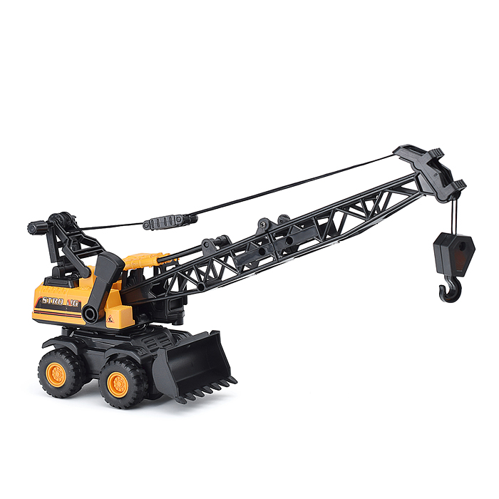 Машина BHX881C "Кран с ковшом" инерционная, в пакете