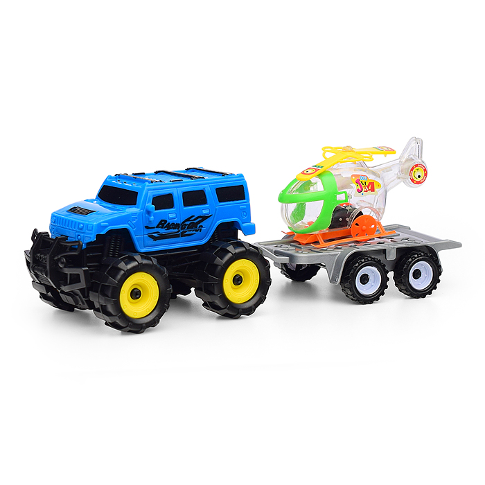 Машина 6639-13A "Джип с вертолетом" в пакете