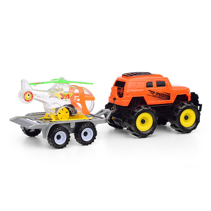 Машина 6639-13A "Джип с вертолетом" в пакете