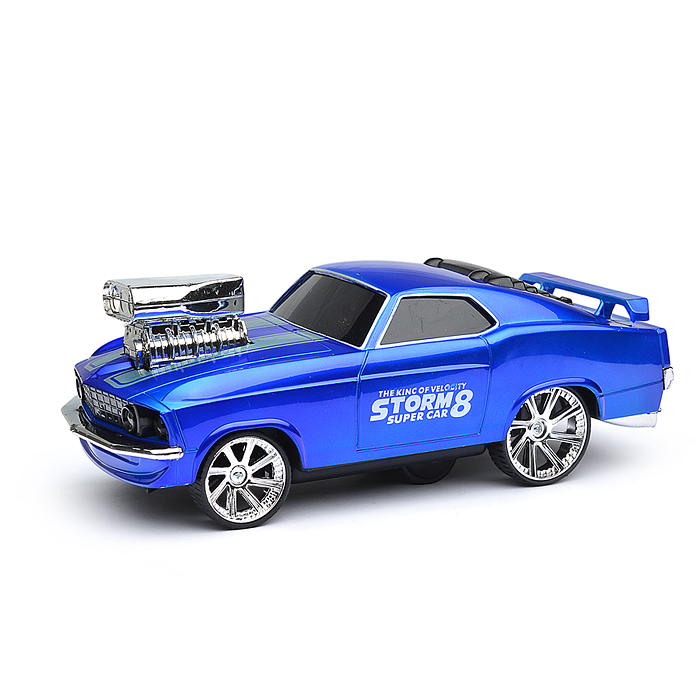 Машина BX-84D "Car-racing" р/у, 27 MHz, (цвет синий) в коробке