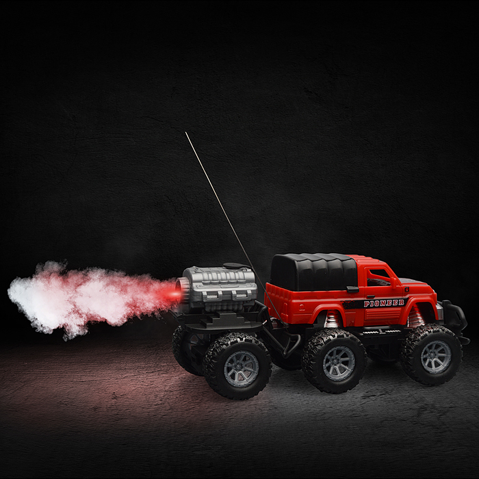 Танк с прицепом 685A-31 р/у, 27 MHz, в коробке