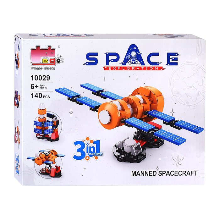 Конструктор 10026-10029 "Космос" (4в1) в коробке