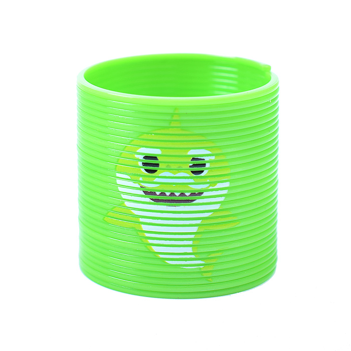 Пружинка-радуга E1218-Y "Веселые акулы-2" в пакете