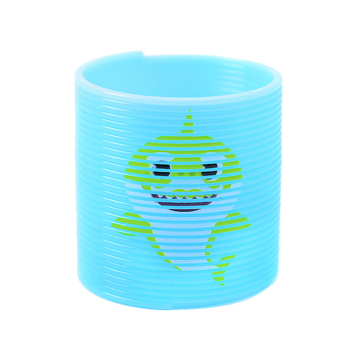 Пружинка-радуга E1218-Y "Веселые акулы-2" в пакете