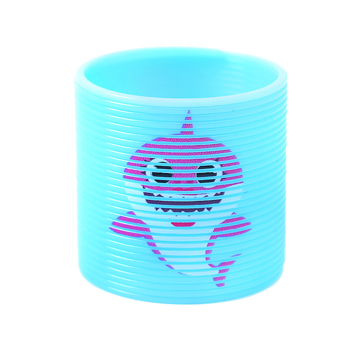 Пружинка-радуга E1218-Y "Веселые акулы-2" в пакете