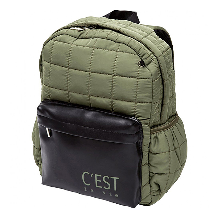 Рюкзак "C'est La Vie" подростковый 36x28x12 см (13 л) вес 300 г, высококачественная стеганн