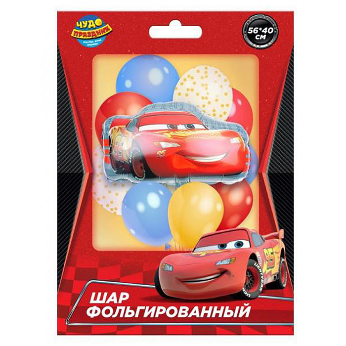 Шар фольгированная фигура "Тачки" 56*46 см. Шар фольгированная фигура "Тачки" 56*46 см.