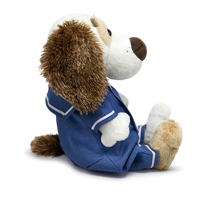 Фото к товару Собака Бартоломей BABY в комбинезоне с якорем Собака Бартоломей BABY в комбинезоне с якорем