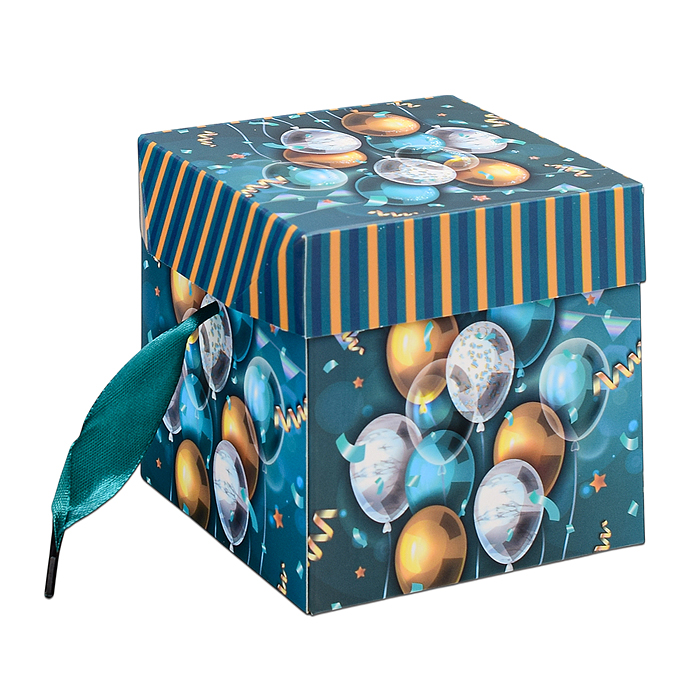 Коробка подарочная 00-6331 "Сюрприз" 10х10х10 см