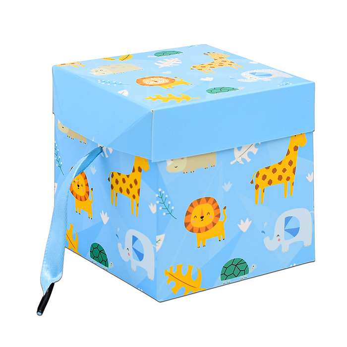 Коробка подарочная 00-6331 "Сюрприз" 10х10х10 см