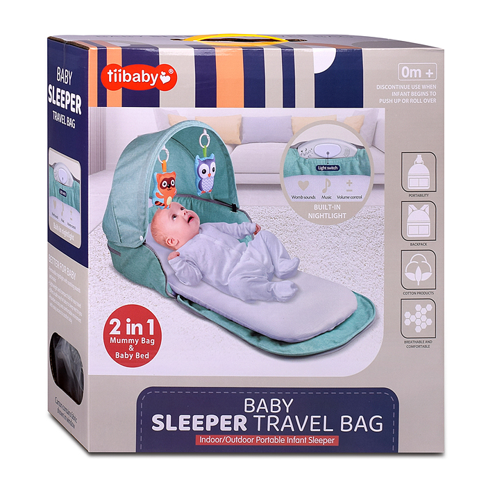 Коврик развивающий 66544 2 в1 "Веселый малыш" в коробке