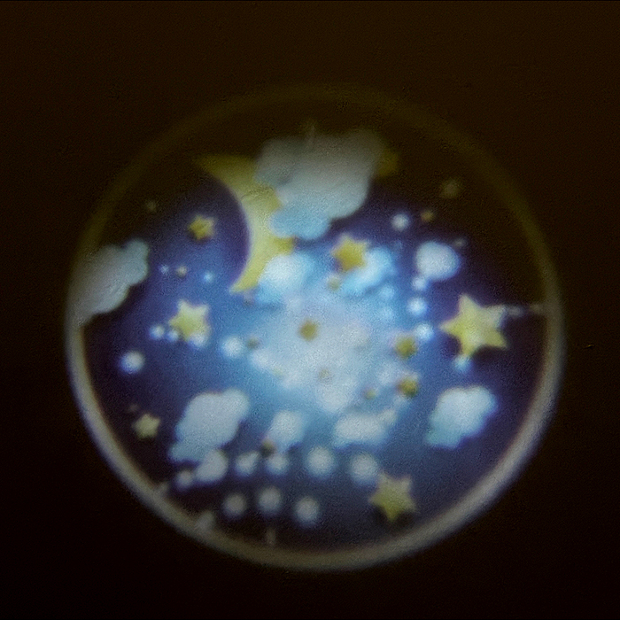 Проектор-ночник RT661 "Улитка" на батарейках, в коробке