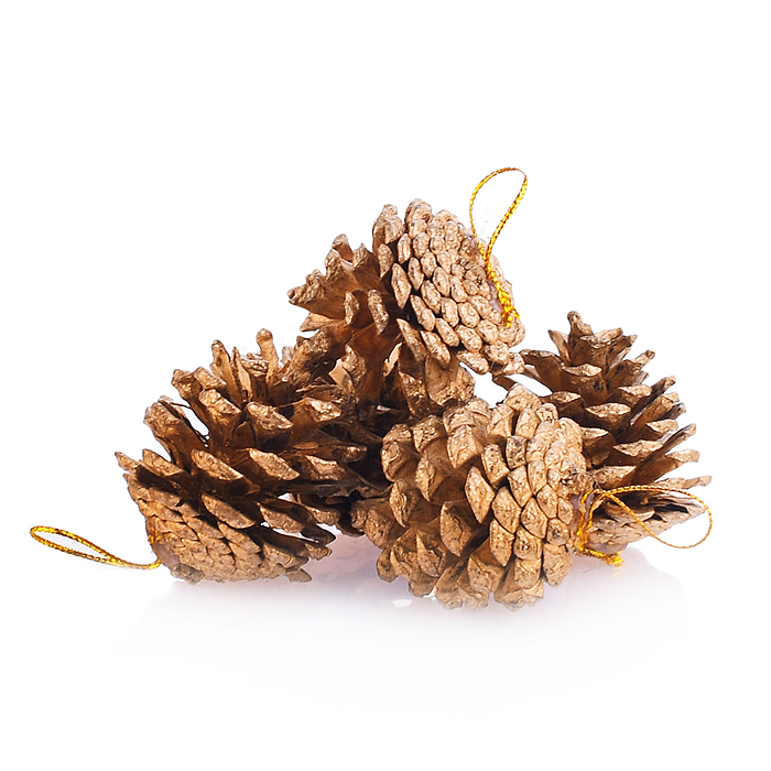 Набор новогодних украшений S1307 "Голден" в коробке