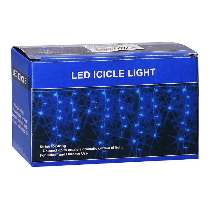 Электрогирлянда светодиодная Занавес, 3м*1м, 120 ламп, цвет: теплый