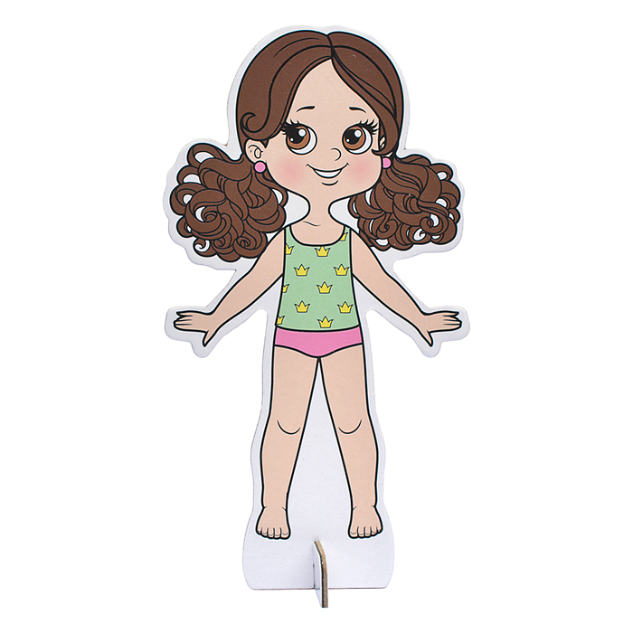 Магнитная игра. Одень куклу. Модница Злата