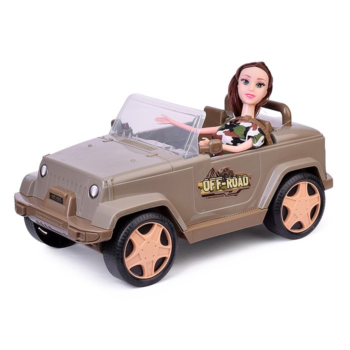 Машина с куклой 925-178 "Сафари" в коробке