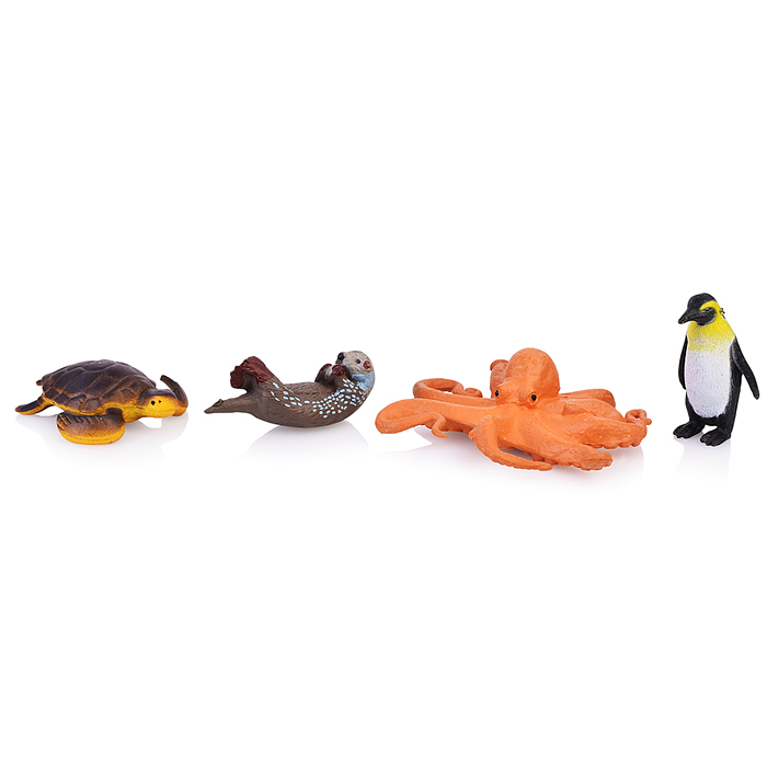 Набор животных 2121-77F с двумя охотниками, в пакете