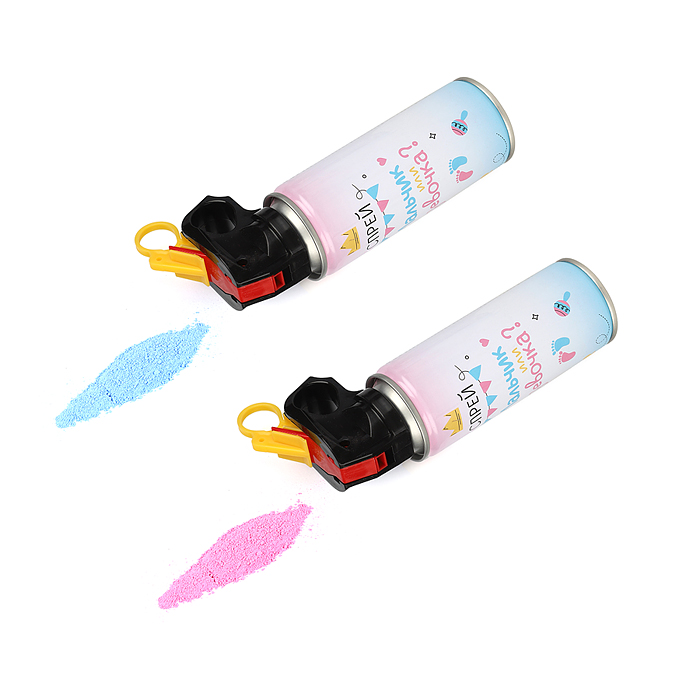 Фото к товару Спрей краска Холи для Гендер Пати, 6-7 сек, в коробке, Розовый, 100 г. Спрей краска Холи для Гендер Пати, 6-7 сек, в коробке, Розовый, 100 г.