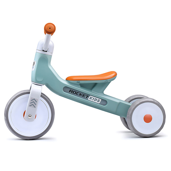 Беговел трехколесный Rocket 133-TQ, колеса EVA, цвет бирюзовый