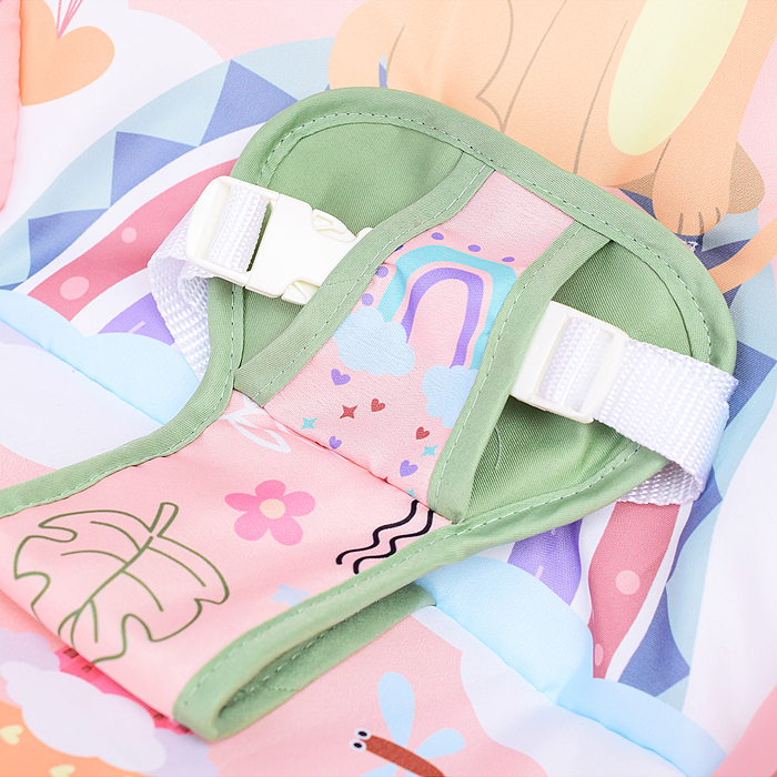 Шезлонг детский 68170 "Левушка" в коробке (бежевый)