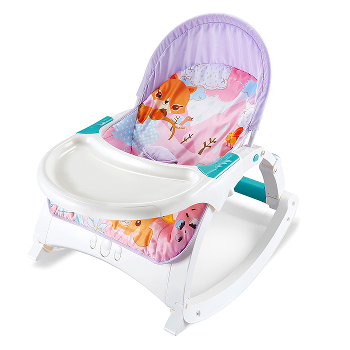 Стульчик детский 6808E "Cat" с обеденной зоной, в коробке