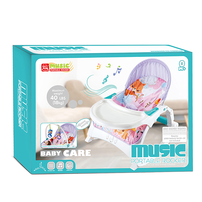 Стульчик детский 6808E "Cat" с обеденной зоной, в коробке