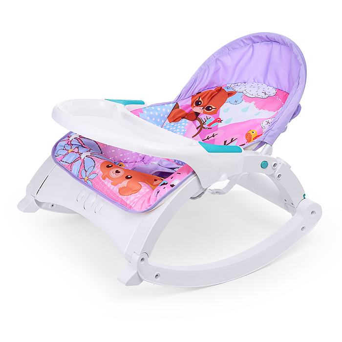 Стульчик детский 6808E "Cat" с обеденной зоной, в коробке