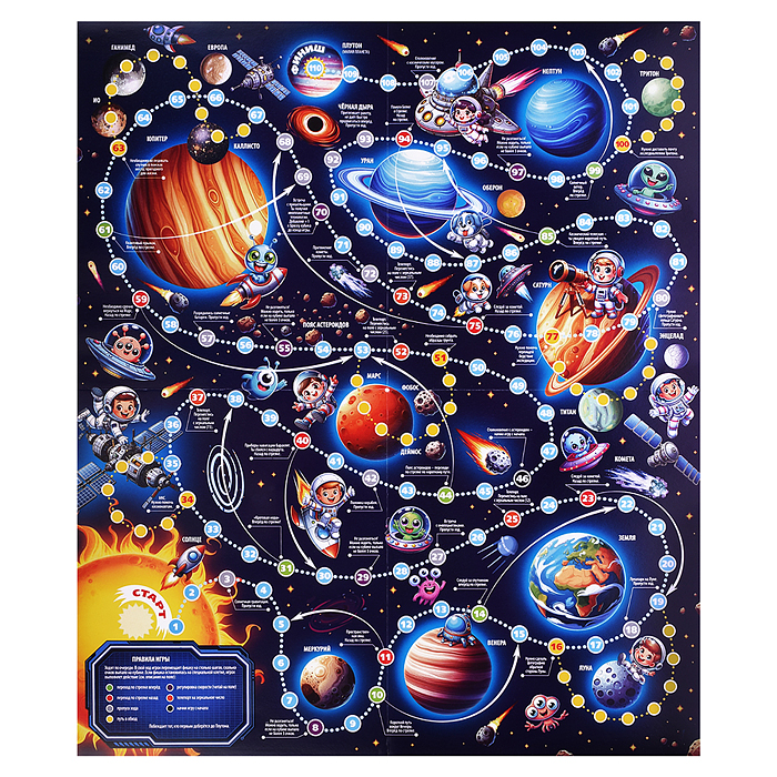 Ходилки. Космические гонки