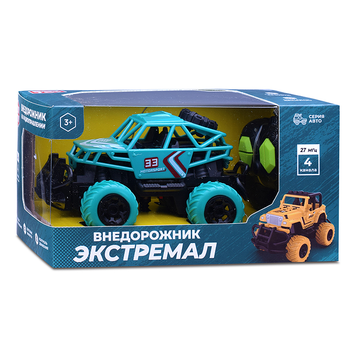 Машина BT0020-4 "Внедорожник Экстремал-4" р/у, 27 MHz, в коробке