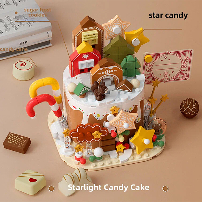 Конструктор JK5636 "Торт" 244 дет., в коробке