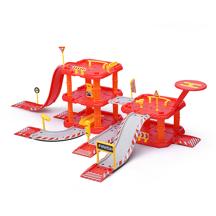 Фото к товару Парковка 660-A38 "Пожарная станция" в коробке Парковка 660-A38 "Пожарная станция" в коробке