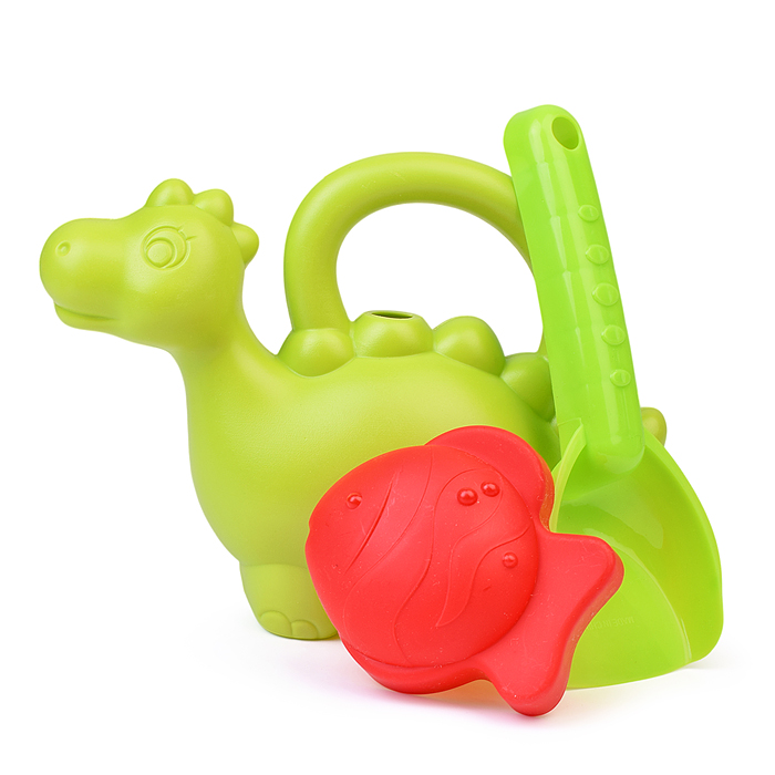 Фото к товару Песочный набор 8295-84A "Динозаврик" (лейка, лопатка, формочка) в сетке Песочный набор 8295-84A "Динозаврик" (лейка, лопатка, формочка) в сетке