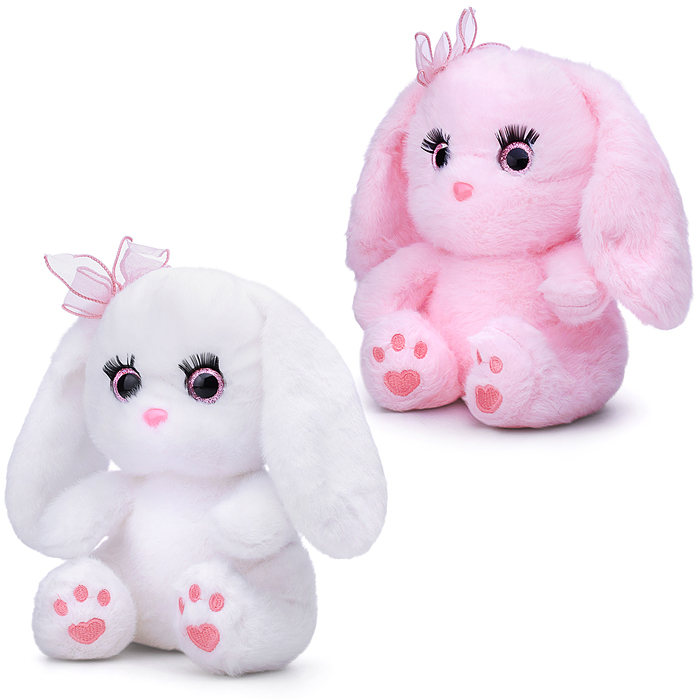 Мягкая игрушка М1433 "Заяц с бантиком" 21 см
