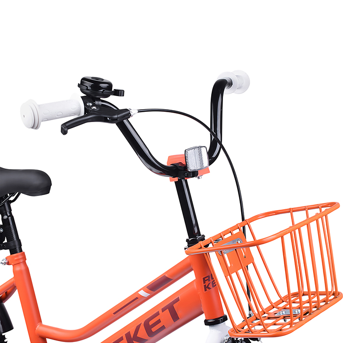 Фото к товару Велосипед 18" Rocket Basic, цвет коралловый Велосипед 18" Rocket Basic, цвет коралловый