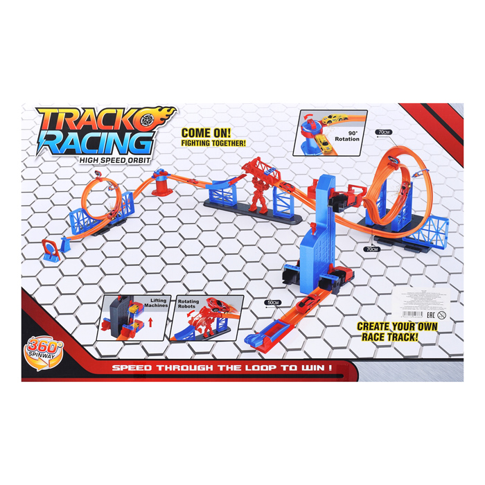 Автотрек B7808 "Гонки" в коробке