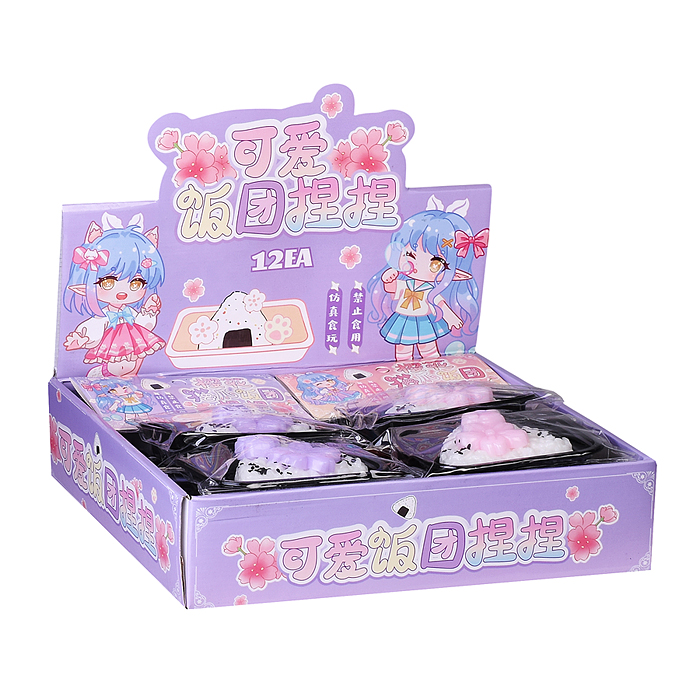 Фото к товару Игрушка - антистресс 00-5506 "Онигири" в пакете Игрушка - антистресс 00-5506 "Онигири" в пакете