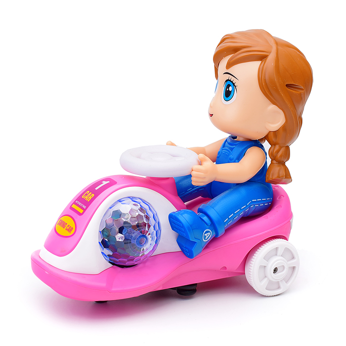Фото к товару Машина 2021E "Яркий болид" с девочкой, на батарейках, в коробке Машина 2021E "Яркий болид" с девочкой, на батарейках, в коробке