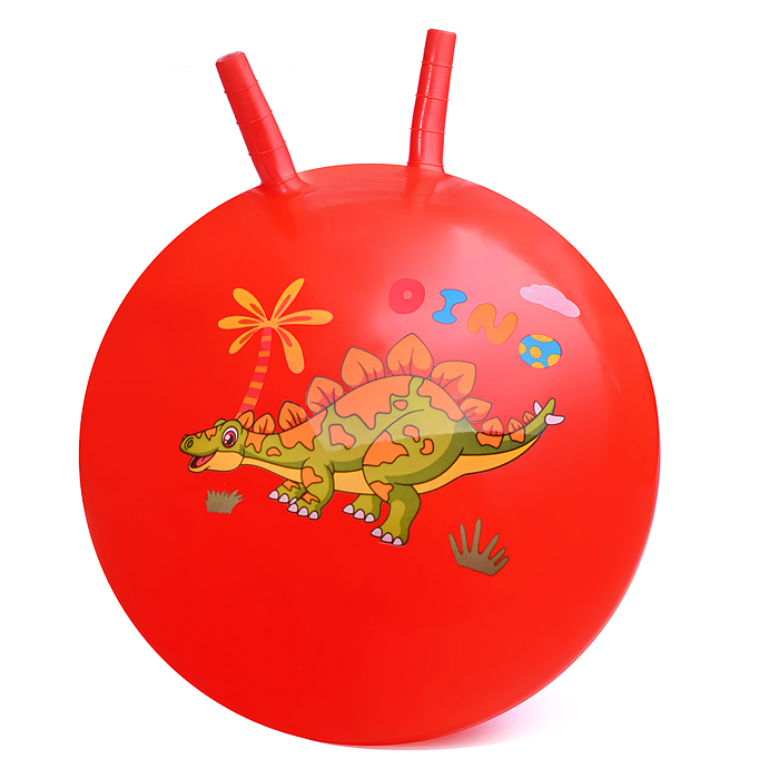 Мяч с рожками 45 см 00-4164 "Дракончик" (цвет в ассортименте)