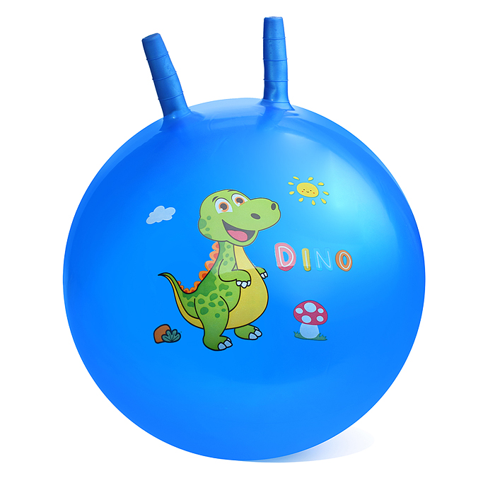 Мяч с рожками 45 см 00-4164 "Дракончик" (цвет в ассортименте)