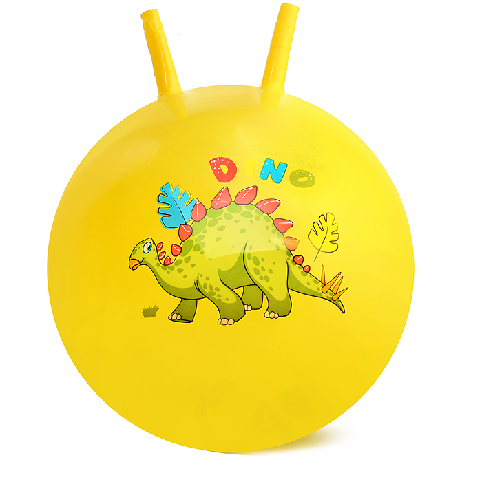 Мяч с рожками 45 см 00-4164 "Дракончик" (цвет в ассортименте)