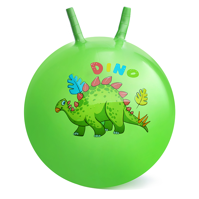 Мяч с рожками 45 см 00-4164 "Дракончик" (цвет в ассортименте)