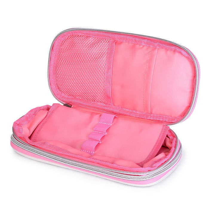 Пенал "Aesthetic" 21x8x3(7) см, овальный с возможностью расширения для 90 предметов, с внеш