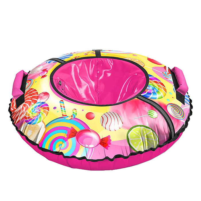 Фото к товару Игрушка. Тюбинг с круговым дизайном 85см (с конфетками) Игрушка. Тюбинг с круговым дизайном 85см (с конфетками)