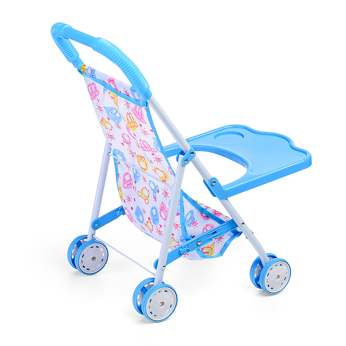 Коляска для кукол L-8037D (металлическая, складная, прогулочная, цвет в ассортименте)