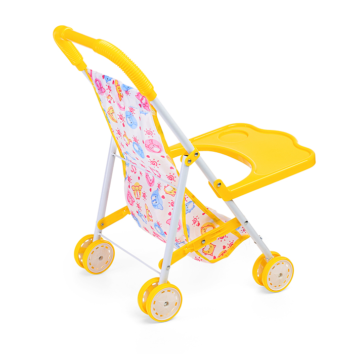 Коляска для кукол L-8037D (металлическая, складная, прогулочная, цвет в ассортименте)