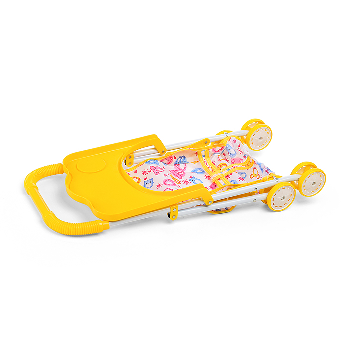 Коляска для кукол L-8037D (металлическая, складная, прогулочная, цвет в ассортименте)